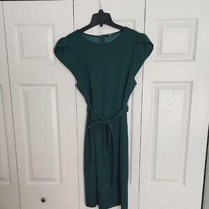 SHEIN Dark Green Midi Dress